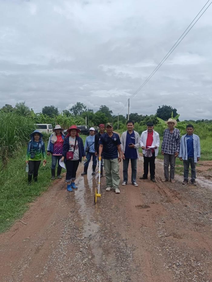 เทศบาลตำบลกุดกว้าง โดยคณะผู้บริหาร สมาชิกสภาฯ และเจ้าหน้าที่กองช่างออกสำรวจเส้นทางเพื่อบรรเทาความเดือดร้อนเเก่ประชาชน ทั้งหมด 7 เส้นทาง